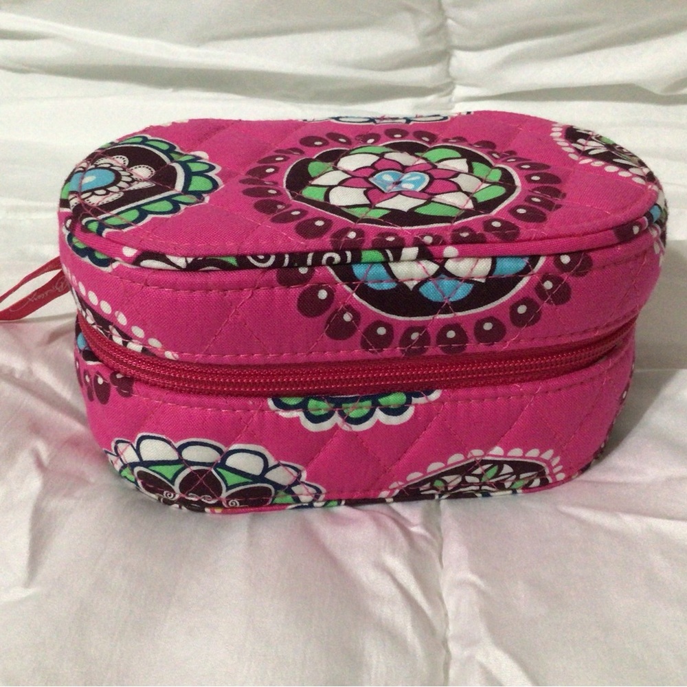 VERA BRADLEY~ Pink Print~ Jewelry Case~NWOT